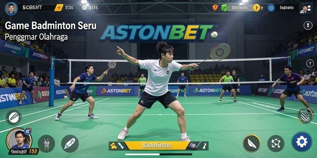 Tampilan antarmuka utama ASTONBET yang menarik dan interaktif.