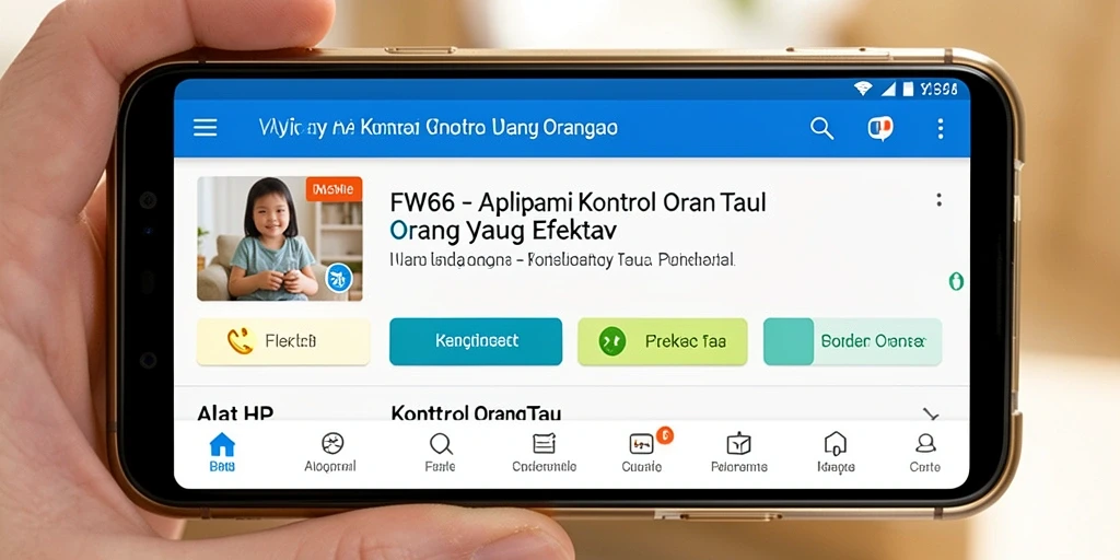 Tampilan antarmuka utama FW66 yang user-friendly dan fungsional.