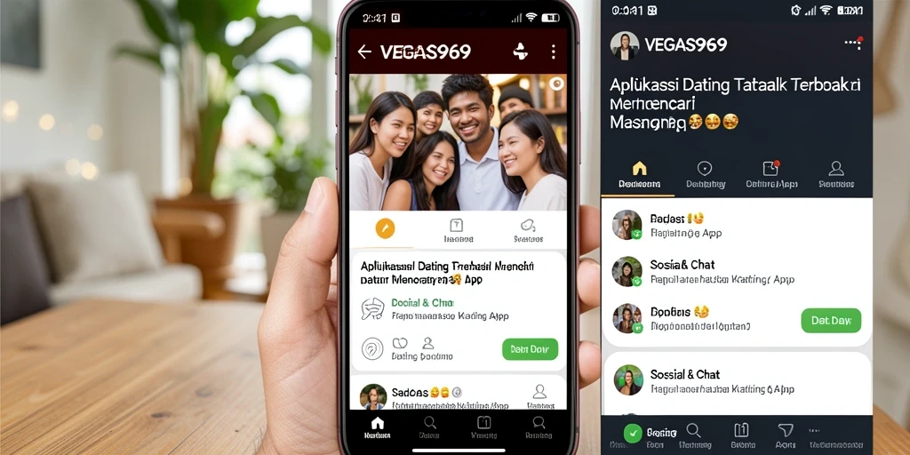 Tampilan antarmuka aplikasi VEGAS969 yang user-friendly dan menarik.